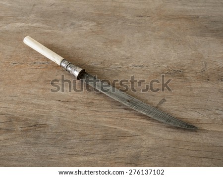 Antique knife ivory handle
