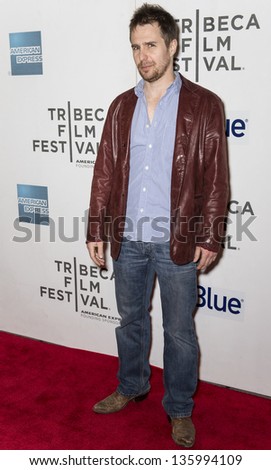 NEW YORK - APRIL 20: Actor Sam Rockwell attends World Premiere of 