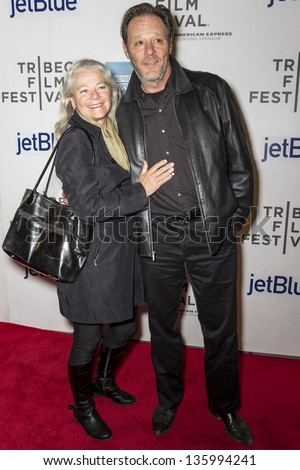 NEW YORK - APRIL 20: Karen Landry and Chris Mulkey attend World Premiere of 