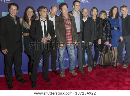 NEW YORK - APRIL 19: \'Whitewash\' movie team attend world premiere of \'Whitewash\' during the 2013 Tribeca Film Festival  on April 19, 2013 in New York