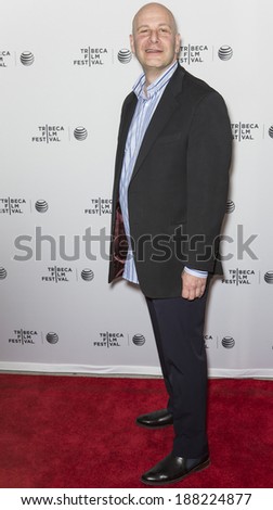 NEW YORK, NY - APRIL 19: Boxing promoter and television/film producer Lou DiBella attends Tribeca Talks: After the Movie: \'Champs\' during the 2014 Tribeca Film Festival at SVA Theater