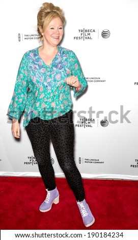NEW YORK, NY - APRIL 25: Character actor Caroline Rhea attends the premiere of \'Sister\' during the 2014 Tribeca Film Festival at SVA Theater