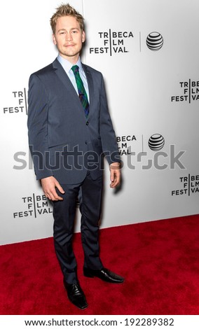 NEW YORK, NY - APRIL 21: Actor Gavin Stenhouse attends Tribeca Talks: After the Movie: \'NOW: In the Wings on a World Stage\' during the 2014 Tribeca Film Festival at BMCC Tribeca PAC