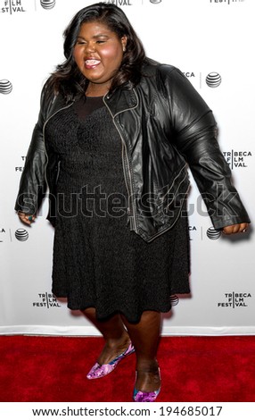 NEW YORK, NY - APRIL 18: Actress Gabourey Sidibe attends the \'Life Partners\' screening during the 2014 Tribeca Film Festival at SVA Theater