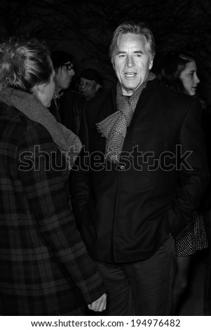 NEW YORK, NY - APRIL 18: Actor Don Johnson attends the \'Alex of Venice\' screening during the 2014 Tribeca Film Festival at SVA Theater