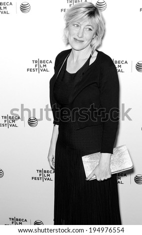 NEW YORK, NY - APRIL 18: Actress Valeria Bruni Tedeschi attends the \'Life Partners\' screening during the 2014 Tribeca Film Festival at SVA Theater