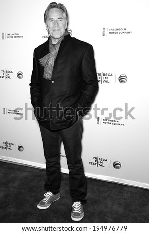 NEW YORK, NY - APRIL 18: Actor Don Johnson attends the \'Alex of Venice\' screening during the 2014 Tribeca Film Festival at SVA Theater