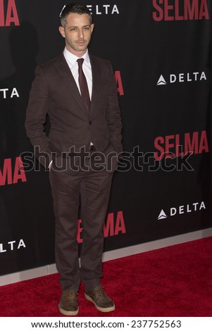 NEW YORK, NY - DECEMBER 14, 2014: Actor Jeremy Strong attends the \'Selma\' New York Premiere at the Ziegfeld Theater