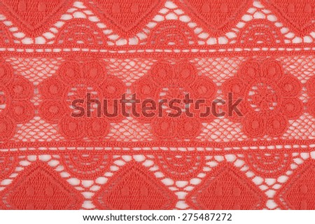 close-up fragment texture lace coral studio