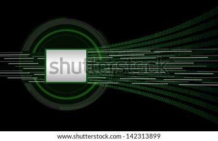 green CPU background