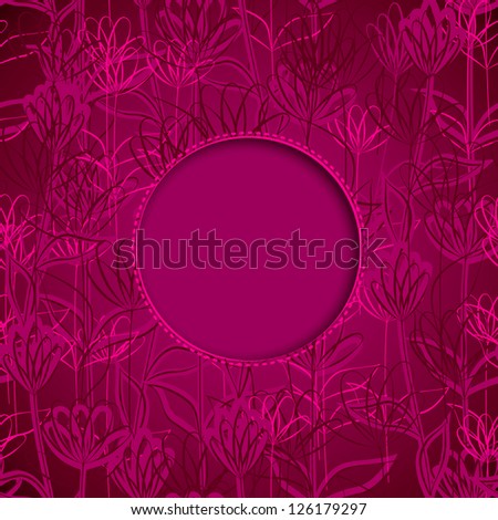 floral background, rasterized vector. Vector file is also in my portfolio