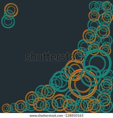 background with round shapes, rasrerized vector. Vector file is also available in my portfolio.