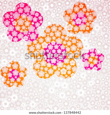 gentle floral background, rasterized vector. Vector file is also available in my portfolio.