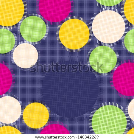 colorful card with round shapes, rasterized vector. Vector file is also available in my portfolio.