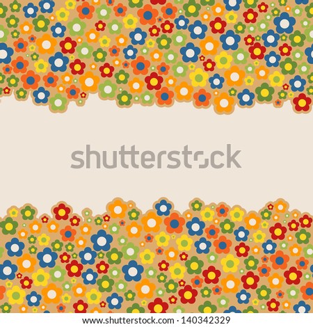 cute floral background, rasterized vector. Vector file is also available in my portfolio.
