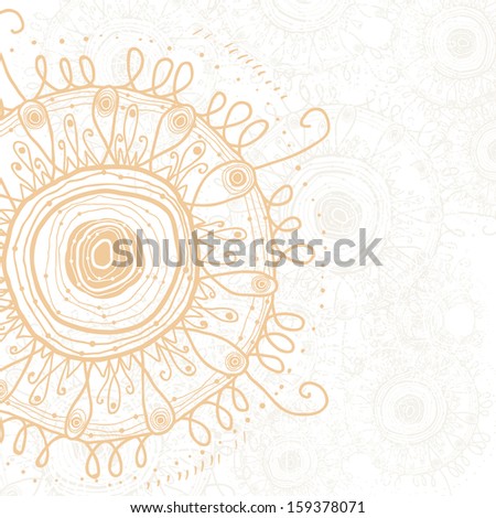 background with abstract round shapes, rasterized