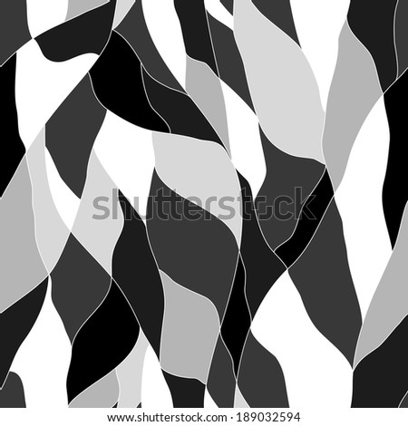 black and white abstract wavy pattern, rasterized