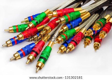 High quality RGB Coax Cable, TV, Video - audio cable. Component ,Composite