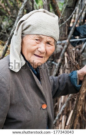 China\'s rural elderly mother
