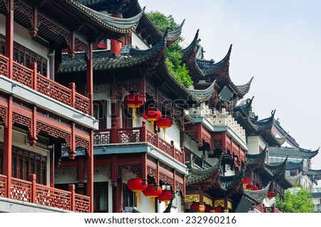 Chinese traditional buildings in Shanghai