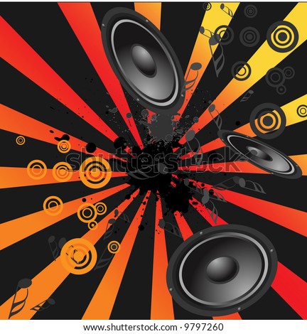 Logo Design Music on Music Design Background Vector   9797260   Shutterstock