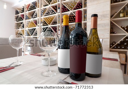 interior of wine bar and shop