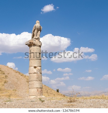 Nemrut mount, Turkey - Ancient reminiscents representing the gods of the Kommagene kingdom