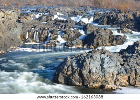 Great Falls National Park on Potomac River in Virginia USA