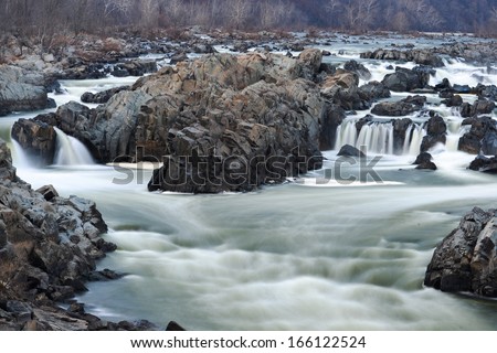 Great Falls National Park on Potomac River in Virginia USA