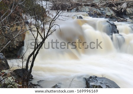 Great Falls National Park in winter - Virginia, United States