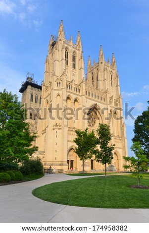National Cathedral in Washington DC, USA