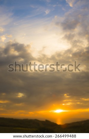 dawn to dusk (vertical framing), soft focus (intentional blur)