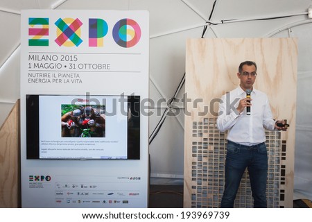 MILAN, ITALY - MAY 17: Speaker at Wired Next Fest, event dedicated to future, innovation and creativity on MAY 17, 2014 in Milan.