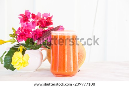 Papaya juice for drink