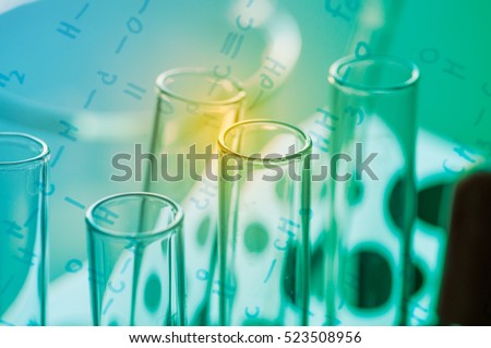 Test tubes in laboratory
