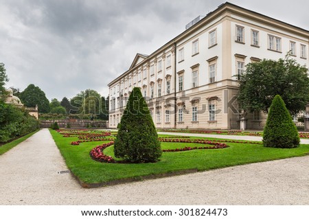 Flower Alley Mirabell Palace in Salzburg