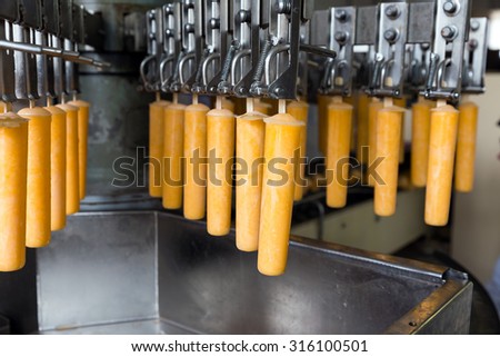 Automatic production line of fruit ice