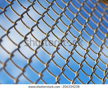 Grid fence close up #2