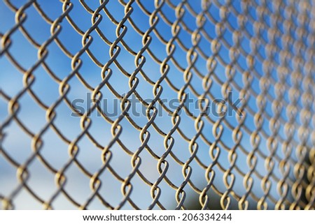 Grid fence close up #1