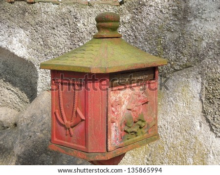 antique letter box