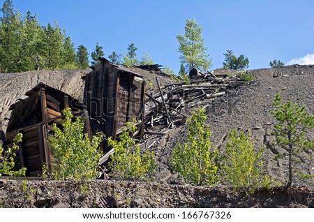 Abandoned coal mines continue to blight the landscape in the western states of North America.