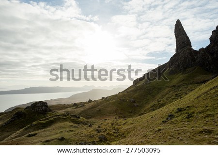 View of the epic Old Man of Storr on the Isle of Skye, Scotland