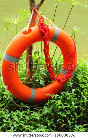 Ring buoy.