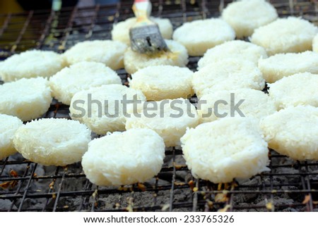 Rice cakes in asia - asia food