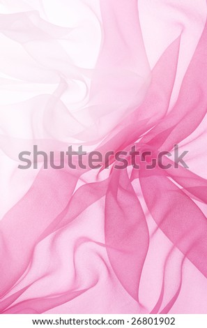 soft pink chiffon with curve and wave