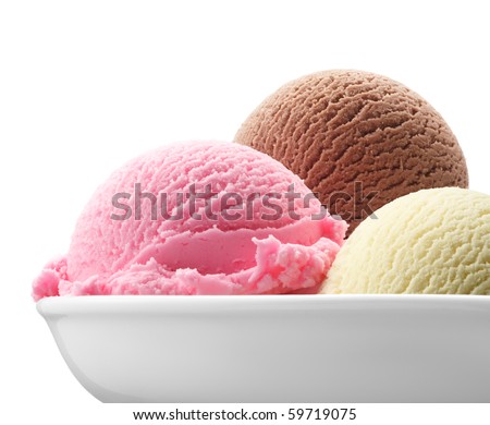 Pictures Of Ice Cream Scoops. three scoops of ice cream
