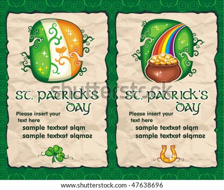 St. Patrick's Day paper backgrounds