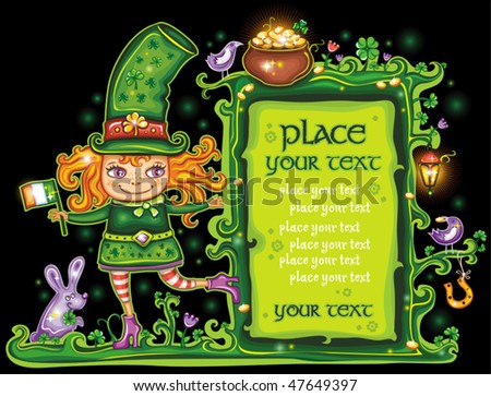 stock vector : St. Patrick#39;s Cute St Patricks Day Pictures. stock vector : St. Patrick#39;s