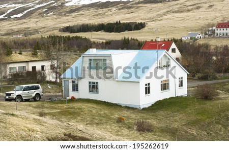 house in mountains