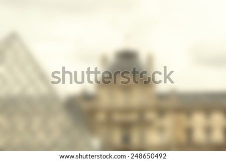France background Paris blur